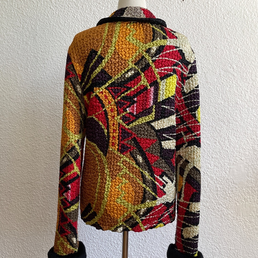 The Carrie Drop// Graphic Crinkle Jacket